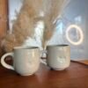 Tasse céramique artisanale empreinte cœur