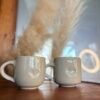 Tasse céramique artisanale empreinte cœur