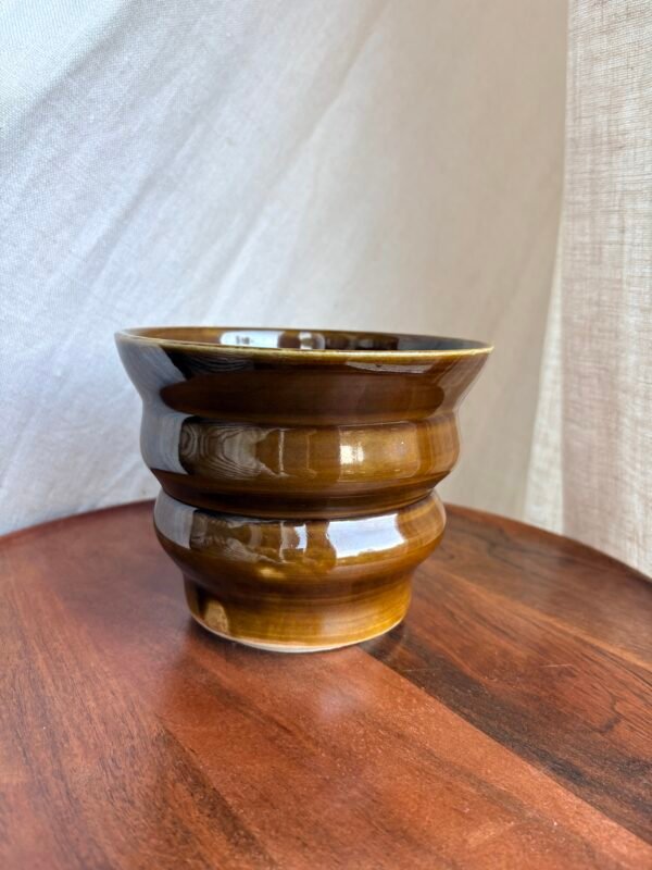 Vase Cache Pot céramique Ondulations