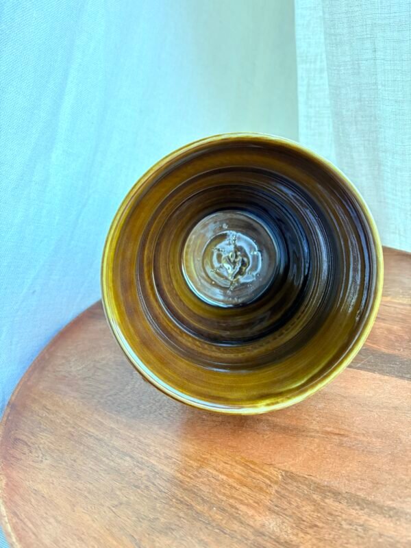 Vase Cache Pot céramique Ondulations