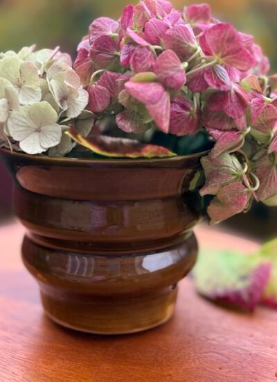 Vase Cache Pot céramique Ondulations