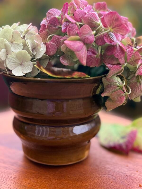 Vase Cache Pot céramique Ondulations