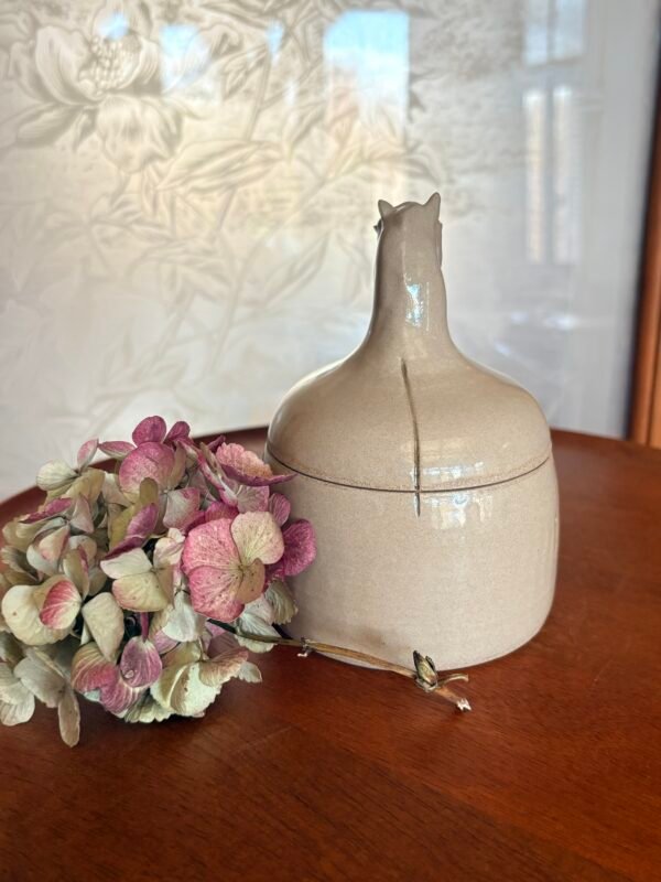 Boite céramique jument Sable