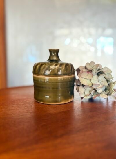 Boite céramique cheval