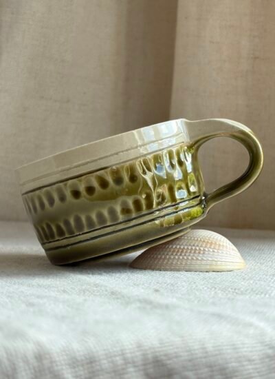 Tasse céramique artisanale Cardium