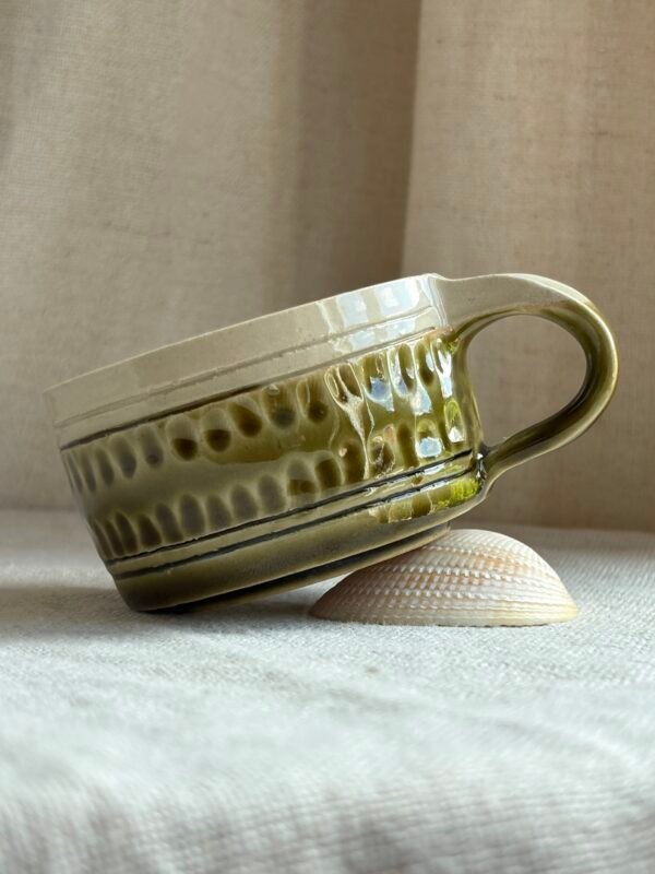 Tasse céramique artisanale Cardium